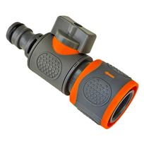 Integrated Flow Control Valve Garden Hose Adapter Pipe Connector 1pcs