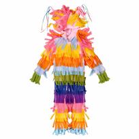 Minkšta kutuota Pinjatos suknelės kostiumas Daugiaspalvė Piñata Visiškai poliesteris S orange