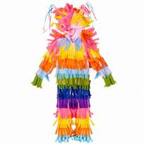 Minkšta kutuota Pinjatos suknelės kostiumas Daugiaspalvė Piñata Visiškai poliesteris Xl orange