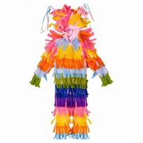Minkšta kutuota Pinjatos suknelės kostiumas Daugiaspalvė Piñata Visiškai poliesteris L orange