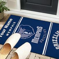 Custom NameCity Grizzlies Bear Logo Carpet, Indoor Rug, Chair Rug, Living Rooms, Doormat Made From Polyester Home Decor Birthday Christmas Gifts 40cmx60cm