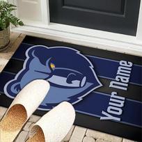 Custom NameCity Grizzlies Bear Logo Carpet, Indoor Rug, Chair Rug, Living Rooms, Doormat Made From Polyester Home Decor Birthday Christmas Gifts 40cmx60cm