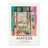 Vintažiniai Henri Matisse'o retro plakatai ir spaudiniai Abstraktūs peizažai Sienų menas Drobės tapyba Paveikslėliai gyvenamojo kambario namų dekoravimui be rėmelio 40*60cm blue