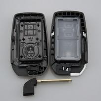 Toyota išmaniojo rakto korpusas Prado, Land Cruiser ir Crown modeliams 4-button classic shell gray