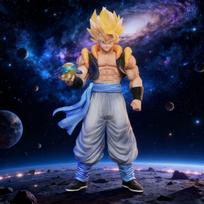 29.5cm/11.41in Anime Dragon Ball Z Figure Gogeta Anime Figures  PVC Action Figures Collection Model Toys For Christmas Gifts blue
