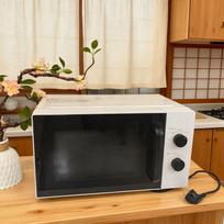 20L/25L Multi-functional Turntable Microwave Oven with Mechanical Knob UK Plug - 220V black