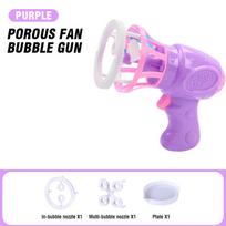 Automatic Bubble Gun Soap Bubbles Blowing Machine Outdoor Party Toys For Kids Boys Girls Summer Play Fun Birthday Gifts violetinė