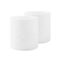 1/8x10Cm Sports Wristbands Sweat Absorbent Wrist Guard For Basketball Tennis Volleyball Padel Fitness Workout white