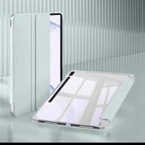 Su dėklu pieštukui Samsung Galaxy Tab S10 lite S11 dangtelis Galaxy Tab S7 S9 FE S8 plus 12.4 13.1 S9 10.9 A11 A9 +11 8.7 Tab A11 PLUS 11 šviesiai žalios spalvos