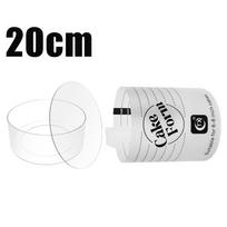 15/20/25cm Reguliuojamas apvalus torto žiedas, prailginamas su skale, muso, deserto, torto, grietinėlės kepimo virtuvės įrankiai, torto formavimo rinkinys white