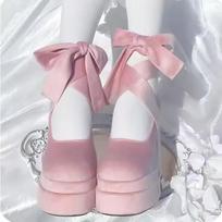 Spring Autumn Retro Thick Heel Mary Janes High Heels Pink Wedding Shoes Heightening Shoes 38EU/CN39 gray