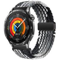 22mm 20mm Parachute Buckle Band for Huawei Watch GT5/4 3 46mm Nylon Loop Bracelet for Huawei Watch 5/GT5 Pro/Amazfit Bip 6 Strap Amazfit GTR 4 3 gray