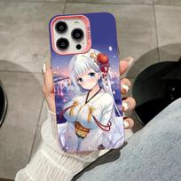 Azur Lane Shoukaku Phone Case for iPhone 17 16 15 14 13 12 11 X XR XS Air Pro Max Plus Pink Colorful Silver Cover iPhone 12 Pro Max white
