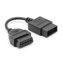 Easy Installation OBD2 Diagnostic Cable 9 Pin Interfaces for Fast and Accurate Vehicle Maintenance Fault Code Clearing 1 gray