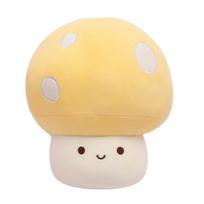 10~30Cm Squishy Mushroom Plush Pillow Stuffed Colorful Cute Plushie Back Support Cushion Home Decoration Prop Gift 10cm w. pearls chain