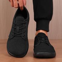 Barefoot Shoes Men's Casual Running Sports  Breathable One Foot Shoes Lightweight and Minimalist Walking Shoes Oversized 44 tamsiai mėlyna spalva