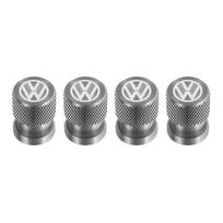 4Pcs/Set Car Tyre Valve Dust Caps Aluminum Tire Wheel Valve Stem Air Caps Covers For Volkswagen GOLF MK6 Polo Tiguan VW PASSAT