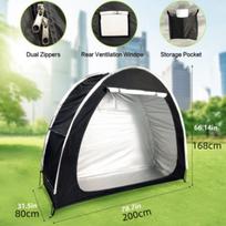 Bike Tent Waterproof Outdoor Storage Shed Cover Black Portable for Camping Hiking Garden gray