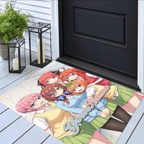 Quintessential Quintuplets (5) Customize your name rug, office chair cushion, home bedroom living room gift. 50cmx80cm
