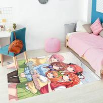 Quintessential Quintuplets (5) Customize your name rug, office chair cushion, home bedroom living room gift. 80cmx120cm