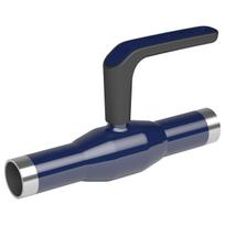 VEXVE X ball valve for water up to 200C, DN15 PN40 for welding, reduced passage