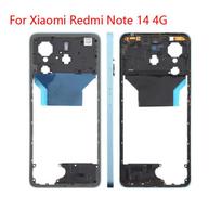 For Xiaomi Redmi Note 14 4G Middle Frame Bezel Plate Back Housing Replacement Part