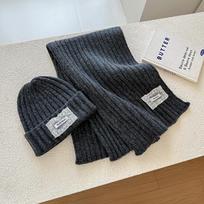 3 vnt. rinkinys Žieminė kepurė Šalikas Jutikliniai pirštinės Unisex Megztas Šiltas Beanie Kaklo mova Pirštinės Rinkinys Rudeniui Žiemai Lauko Kasdieniam dėvėjimui gray