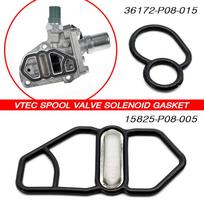 DOHC VTEC Spool Valve Solenoid Gasket Upper Lower FOR HONDA Prelude Civic Si Accord Acura Integra Type R NSX D16Z6 B18C1 B16A2 Engine Gaskets 6