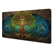 Fantazijos milžiniškų grybų miškas Mtg žaidimo kilimėlis Magic kortų kovos kilimėlis Neslystantis patvarus 35x60cm Komandieriaus žaidimo kilimėlis Tapete Magic Mtg 800x300x2mm