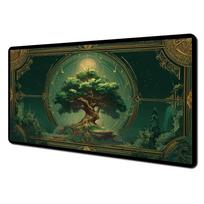 Fantazijos milžiniškų grybų miškas Mtg žaidimo kilimėlis Magic kortų kovos kilimėlis Neslystantis patvarus 35x60cm Komandieriaus žaidimo kilimėlis Tapete Magic Mtg 800x400x2mm