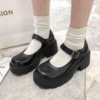 Shoes Mary Japanese Women Lolita Jane Shoes Women Vintage Girls Students Jk Uniform High Heel Platform Shoes Cosplay Plus Size Matches the image,35