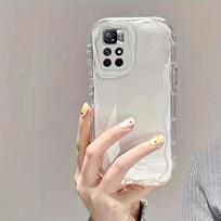 Madingas vienspalvis kreminis dėklas, skirtas Xiaomi Redmi Note 11 5G 13 12 Pro 11S 12S 13R 10 9 A3 A2 A1 K70E K70 K60 K50 13C 12C 10C minkštas skaidrus TPU telefono dėklas Xiaomi Poco M6Pro (5G)