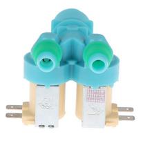 Vandens įleidimo solenoidinis vožtuvas Dc62-00311C Samsung skalbimo mašinai, dviguba galvutė blue