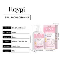 Daily 5-in-1 Hydrating Facial Cleanser | Dense Foam, Gentle Cleansing for Soft & Radiant Skin 100ml white