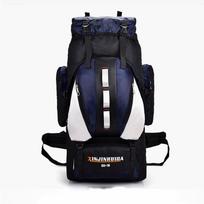 90L Travel Backpack Camping Bag For Men Large Hiking Bag Tourist Rucksack Water-Repellent Outdoor Sports Climbing Mountaineering Bag black