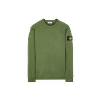 STONE ISLAND Logotipo pleistro megztinis vyriškas megztinis Alyvuogių žalias 771561720-V0058 L gray