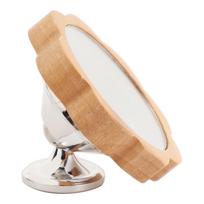 Coffee Machine Reflective Mirror Extraction Coffee Maker 360 Degree Rotating Visible Observation Mirror Flower Shape beige