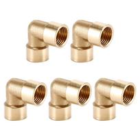 Industrial Brass Angles Connectors Plumbing Elbows set Bent Pipe Fittings set Suitable for Drinking Water & Sanitary Use