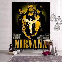 Nirvana Grupė Žurnalas Klasikinis Anime Komiksų Sieninė Danga Menas Mokslinė Fantastika Kambarys Namų Dekoras Sienos Kabinys Namų Dekoras 90x130 cm