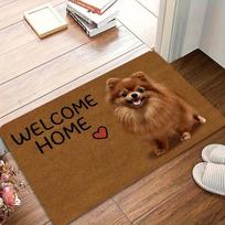 1Pcs Anti Fatigue Door Rugs, Cozy Puppy Print Waterproof Non-Slip Thick Cushioned Door Mat Heavy Duty Comfort Standing Mat for Door 40*60cm