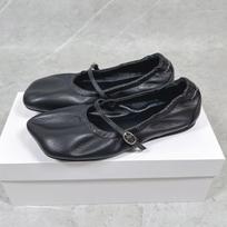 Niche French Retro Leather Women's Mary Jane Ballet Flats 38