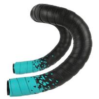 Paloma Road Bike Handlebar Tape Wrap Fixed Gear Cyclocross Gradient Color Breathable Grip Black-Bianchi Green black