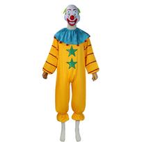 Žudikai Klounai Cosplay Kombinezonas Kostiumų Rinkinys | Žudikai Klounai Iš Kosmoso Filmo Apranga XL yellow