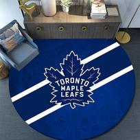 Toronto Maple Leafs,Round Area Rug,Carpet Rug for Living Room Bedroom Sofa Playroom Decor,Non-slip Floor Mat 80cmx80cm
