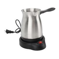 Dual Protection Coffee Maker Machine Pot Silver Milk Pot Electric Heating Coffee Pot  For Kitchen
