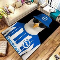 Brighton & Hove Albion Carpet Rug for Living Room Bedroom Home Sofa Decoration,Kids play Non-slip Floor Mat 40x60cm( 15x23in )
