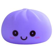 Glitter Dumpling Squishy Luminous Colored Steamed Dumpling Squeezing Toy  Glowing Bubble Spitting Squeeze Toy