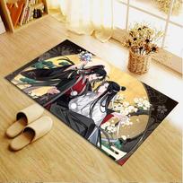 Mo Dao Zu Shi Carpet Rug for Living Room Bedroom Home Sofa Decoration,Kids play Non-slip Floor Mat 40x60cm( 15x23in )