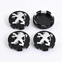 4 vnt. Originalus automobilio ratlankio centrinės dalies gaubtelis Peugeot 408 4008 308 3008 Rifter 5008 508 2008 208 301 RCZ 407 108 608 107 206