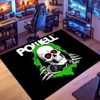 Powell Peralta Skateboard Logo Rug, suitable for living room, bedroom, game room, computer room and home décor. 70x100cm( 27x39in )